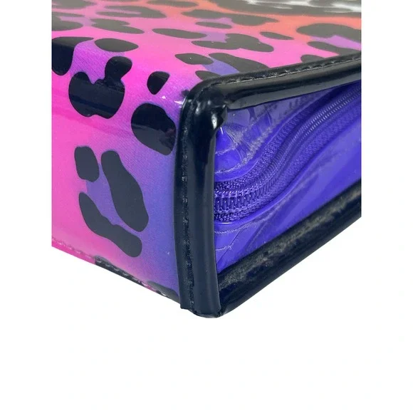 Lisa Frank Leopard Print Zip 3 Ring Binder School Supply Organizer Fantastic - Picture 14 of 16
